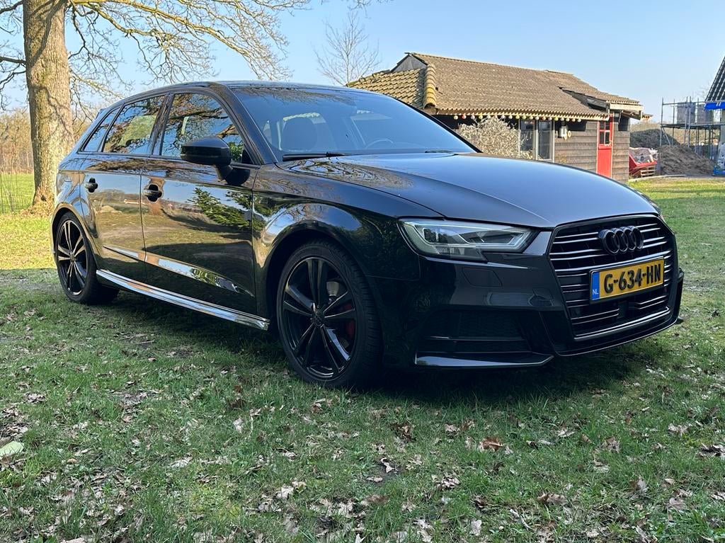 Audi A3 1.5 Tfsi 150pk CoD Ultra S-tronic 2019 Zwart, Auto's, 15 km/l, 1498 cc, 4 cilinders, 150 pk