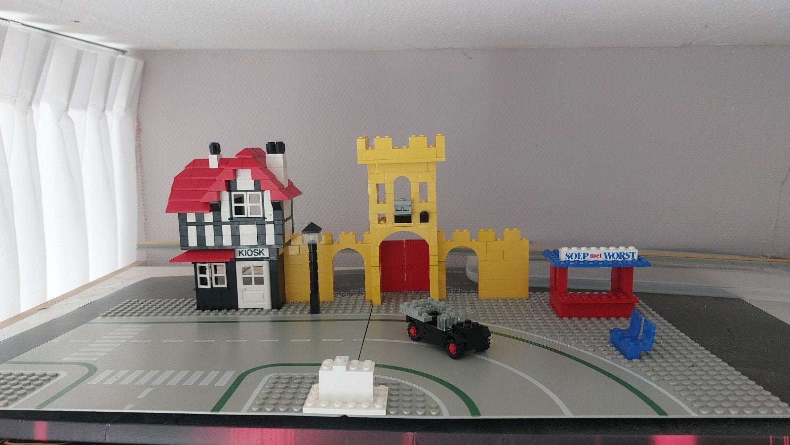Lego 1592 Kiosk & Kasteel (Incompleet), Ophalen of Verzenden, Gebruikt