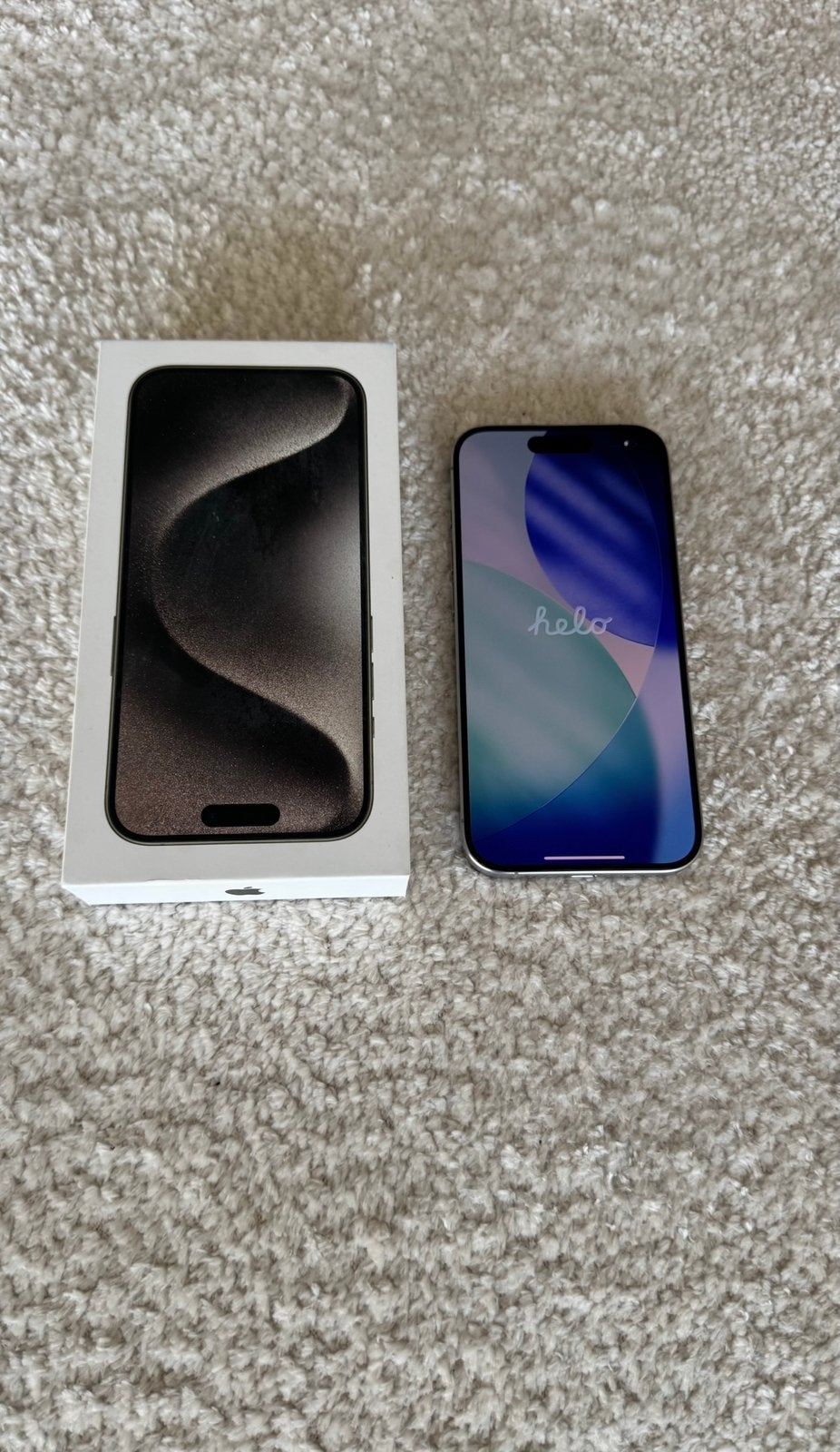 Iphone 15 pro 256gb, Zo goed als nieuw, 82 %, Zonder simlock, Grijs