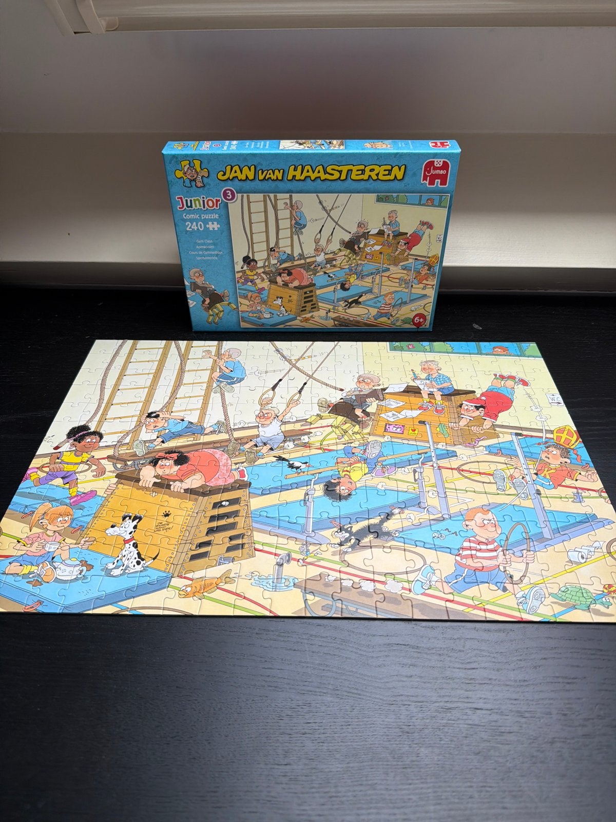 Jan van Haasteren Junior Comic Puzzel 240 stukjes, Ophalen of Verzenden, Meer dan 50 stukjes, Zo goed als nieuw, 6 jaar of ouder