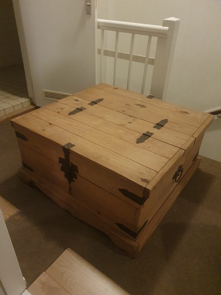 Mooie oude dekenkist, Ophalen, Gebruikt, 50 tot 100 cm, 75 tot 100 cm