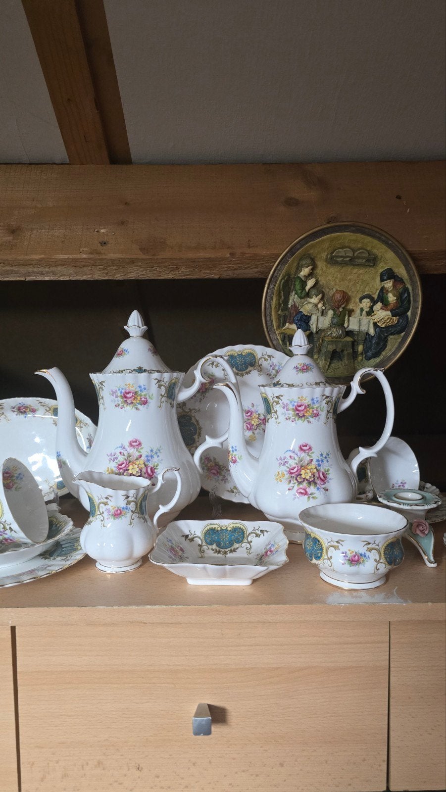 Royal Albert Berkeley Servies voor 6 personen, Antiek en Kunst, Ophalen of Verzenden