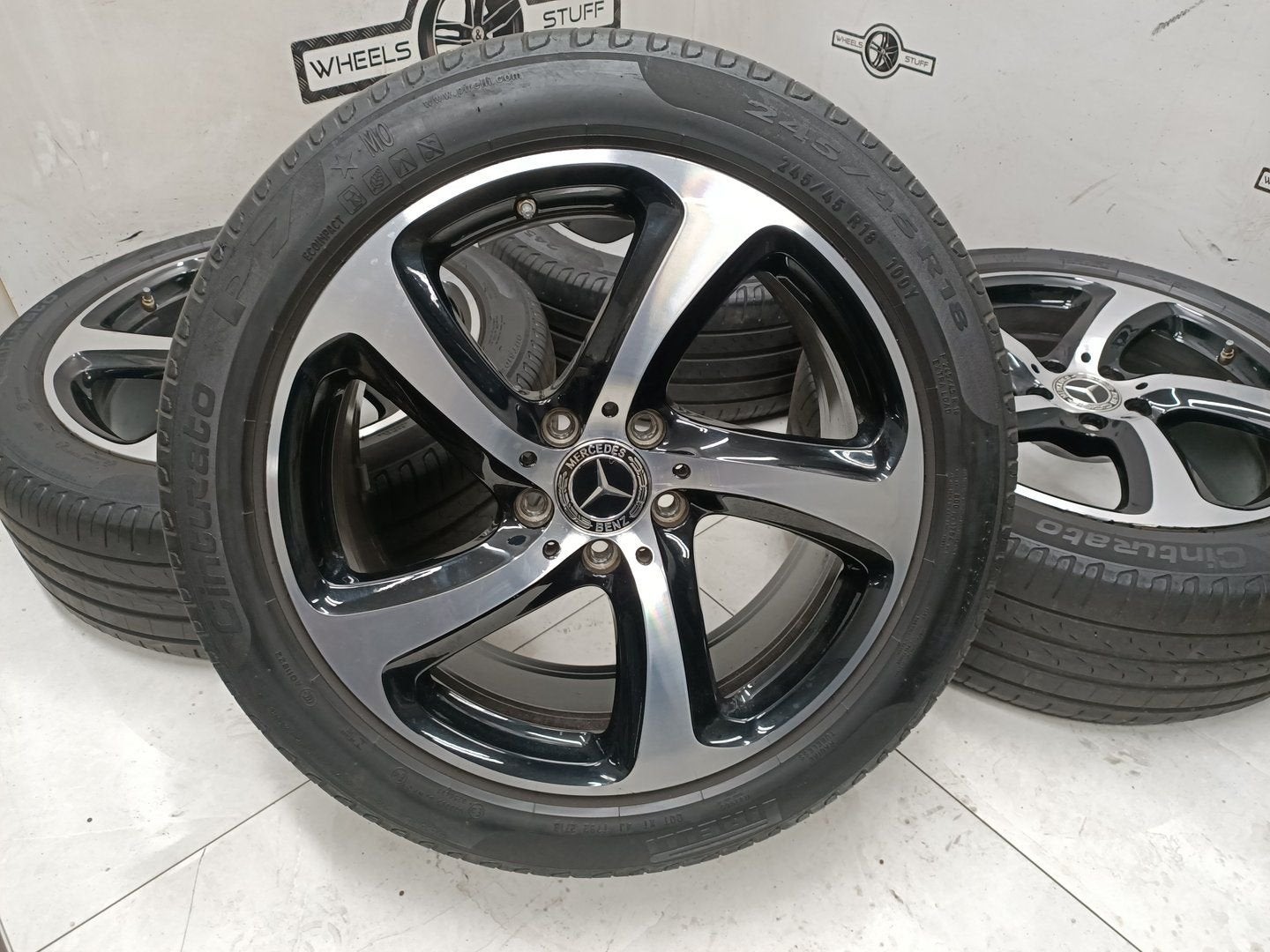 Mercedes E klasse Vito 18"inch tpms sensoren 5x112, Auto-onderdelen, Banden en Velgen, Gebruikt, -, -, Banden en Velgen