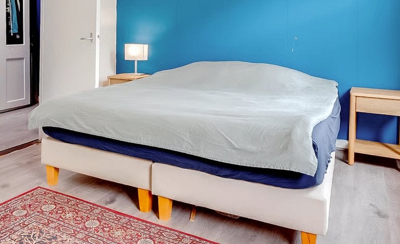Boxspring gratis op te halen, Ophalen, Gebruikt, Beige, Tweepersoons