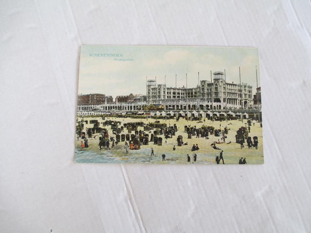 oude ansichtkaart scheveningen strandgezicht, Ophalen of Verzenden, Voor 1920, Ongelopen, Zuid-Holland