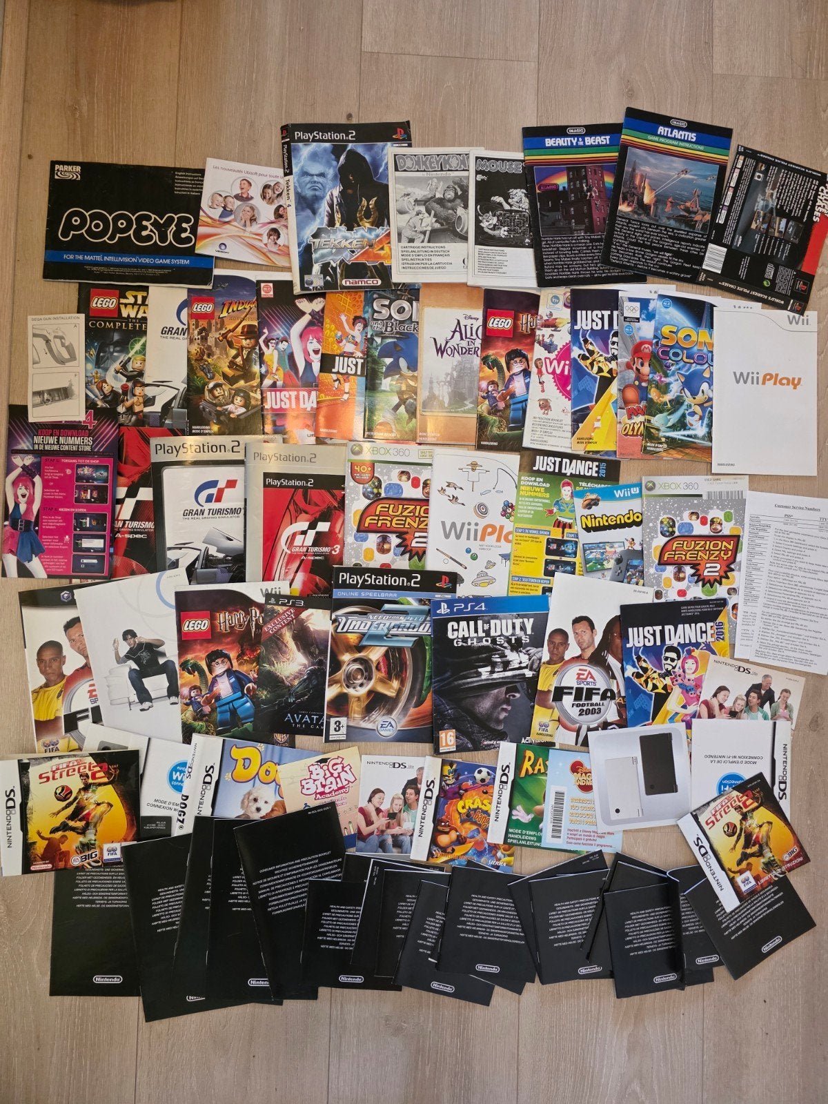Boekjes en voorkantjes games - Maak collectie compleet, 3 spelers of meer, Ophalen of Verzenden, Zo goed als nieuw, Vanaf 3 jaar