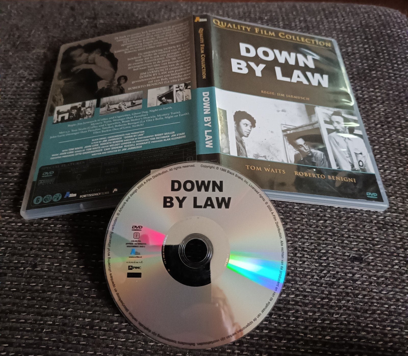 Tom Waits - Down by Law DVD/zwarte comedy VG++, Vanaf 12 jaar, Ophalen of Verzenden, Gebruikt, Romantische komedie