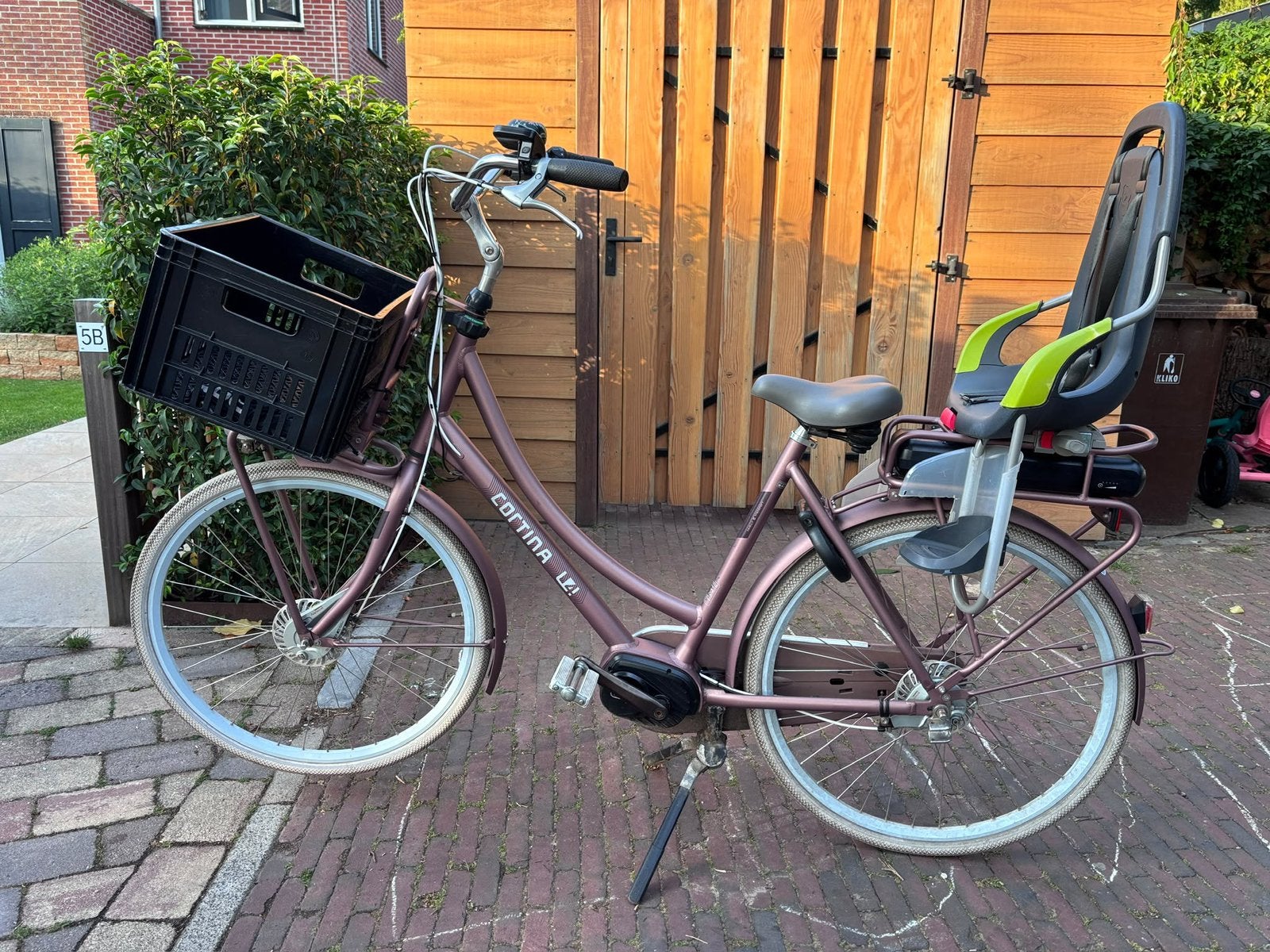 Cortina E-bike mamafiets in goede staat. (Met bon!), Gebruikt, Dubbele standaard, 50 tot 53 cm, Ophalen