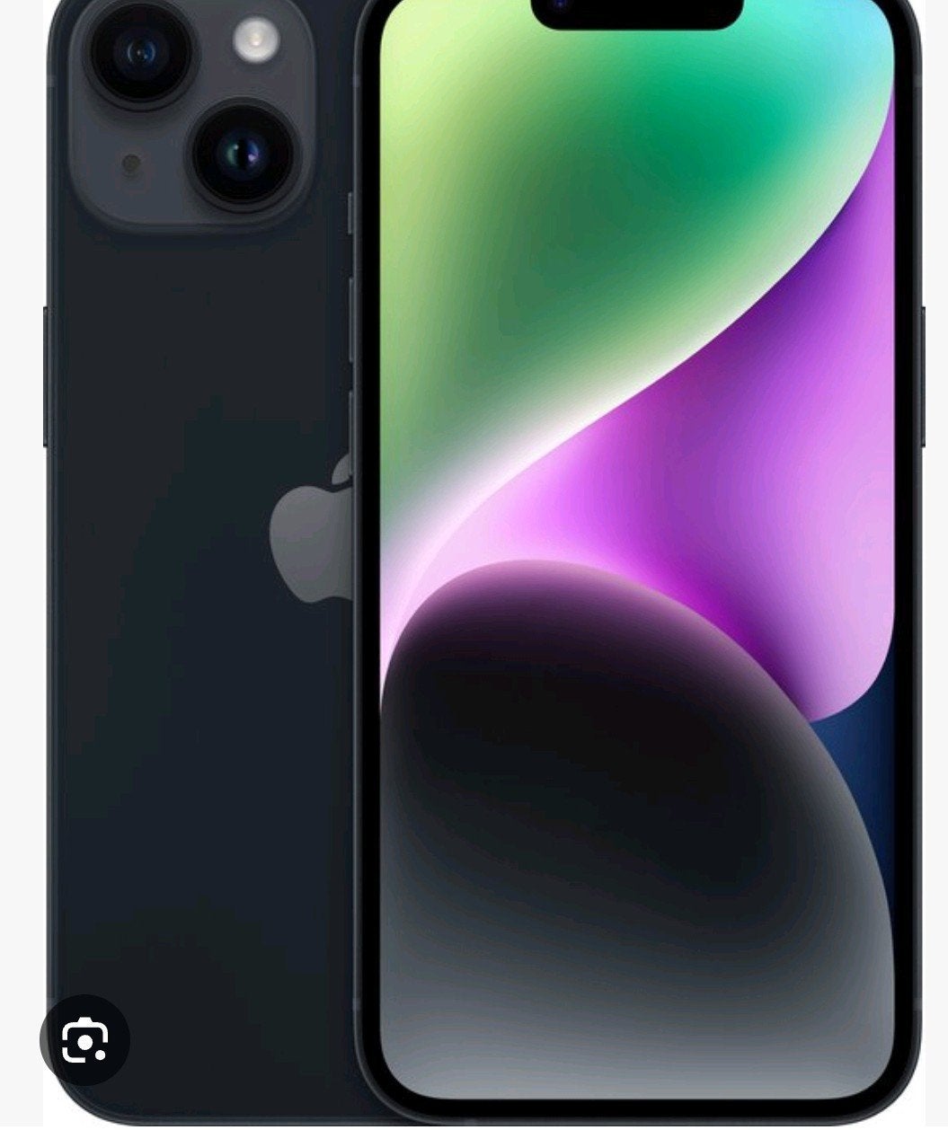 Apple iPhone 14 - 512GB - Middernacht DEFECT, 512 GB, Zwart, Ophalen of Verzenden, Zonder simlock