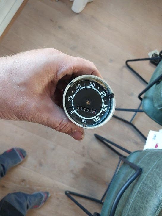 tk kreidler vdo teller tot 120km voor revisie 60mm inbouw, Ophalen of Verzenden