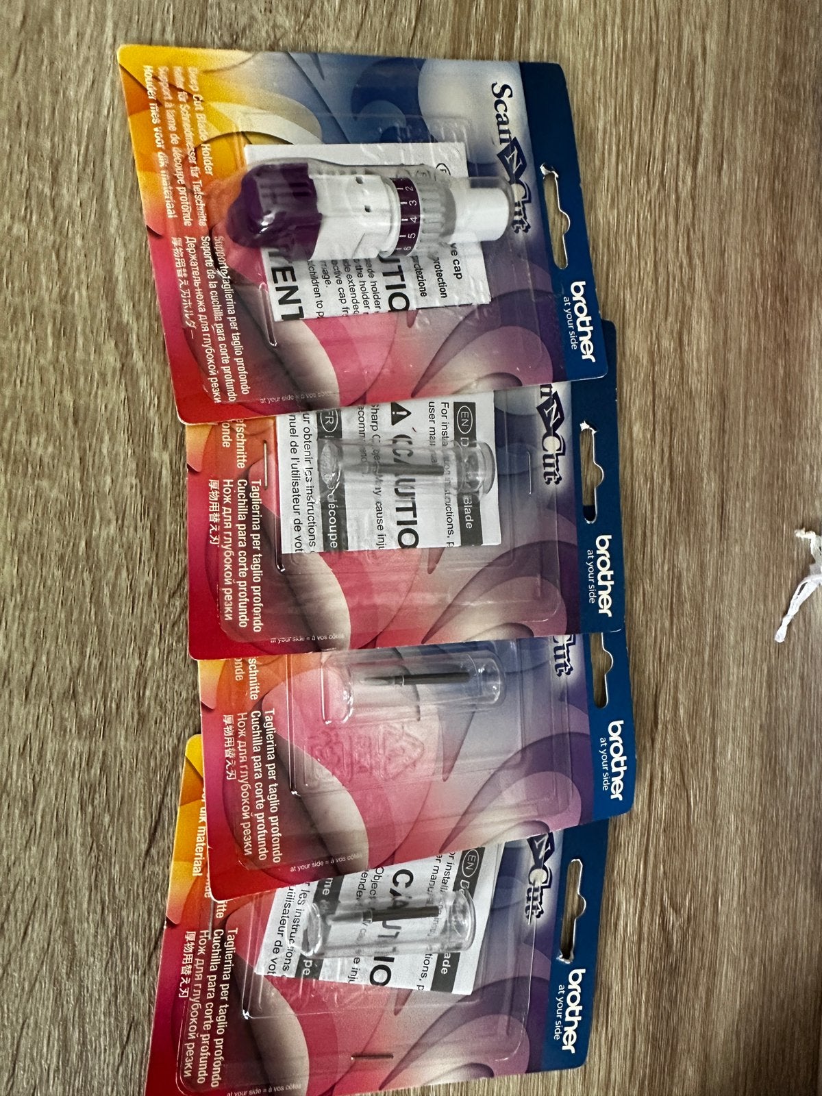 Brother Scan&Cut Deep cut holder met 3 extra mesjes, Ophalen of Verzenden, Nieuw