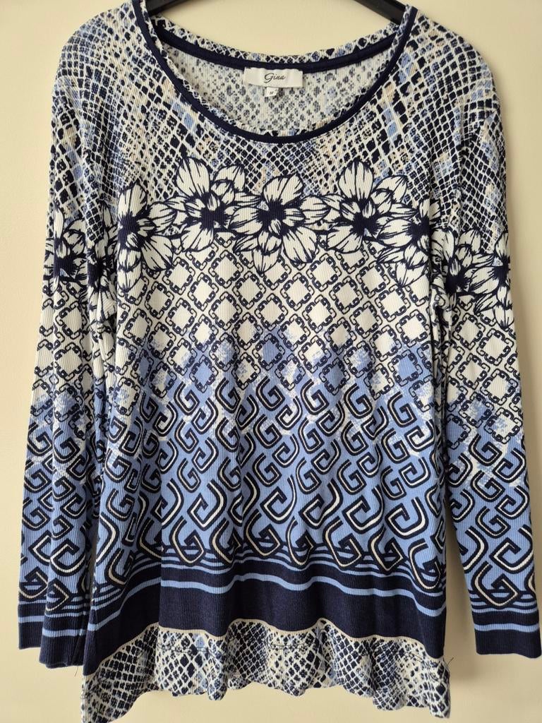 Truitje van Gina, mt M, Maat 38/40 (M), Blauw, Ophalen of Verzenden, Zo goed als nieuw