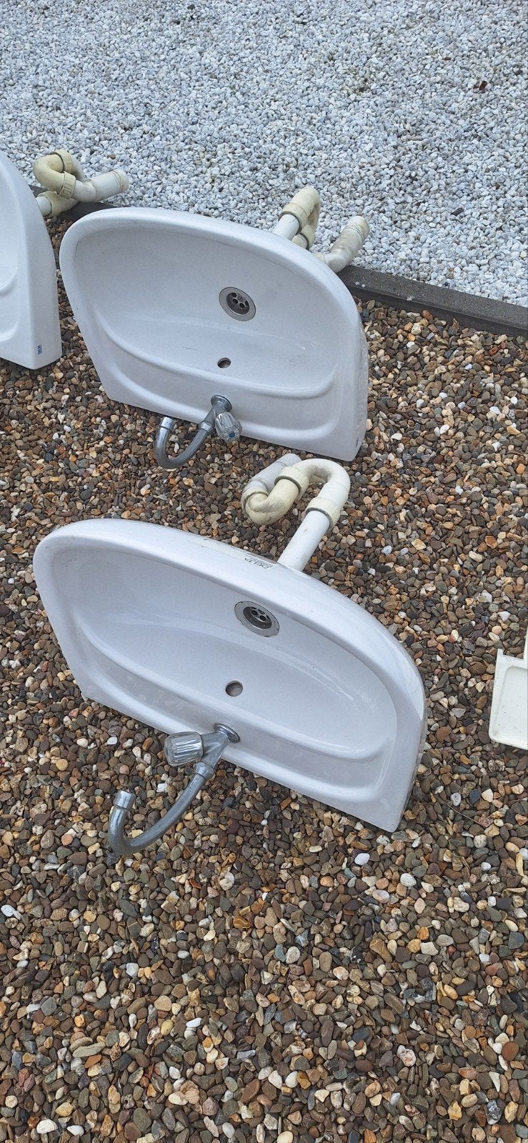 lavabo met kraan en syfon, Ophalen, Minder dan 50 cm, Gebruikt, Minder dan 100 cm