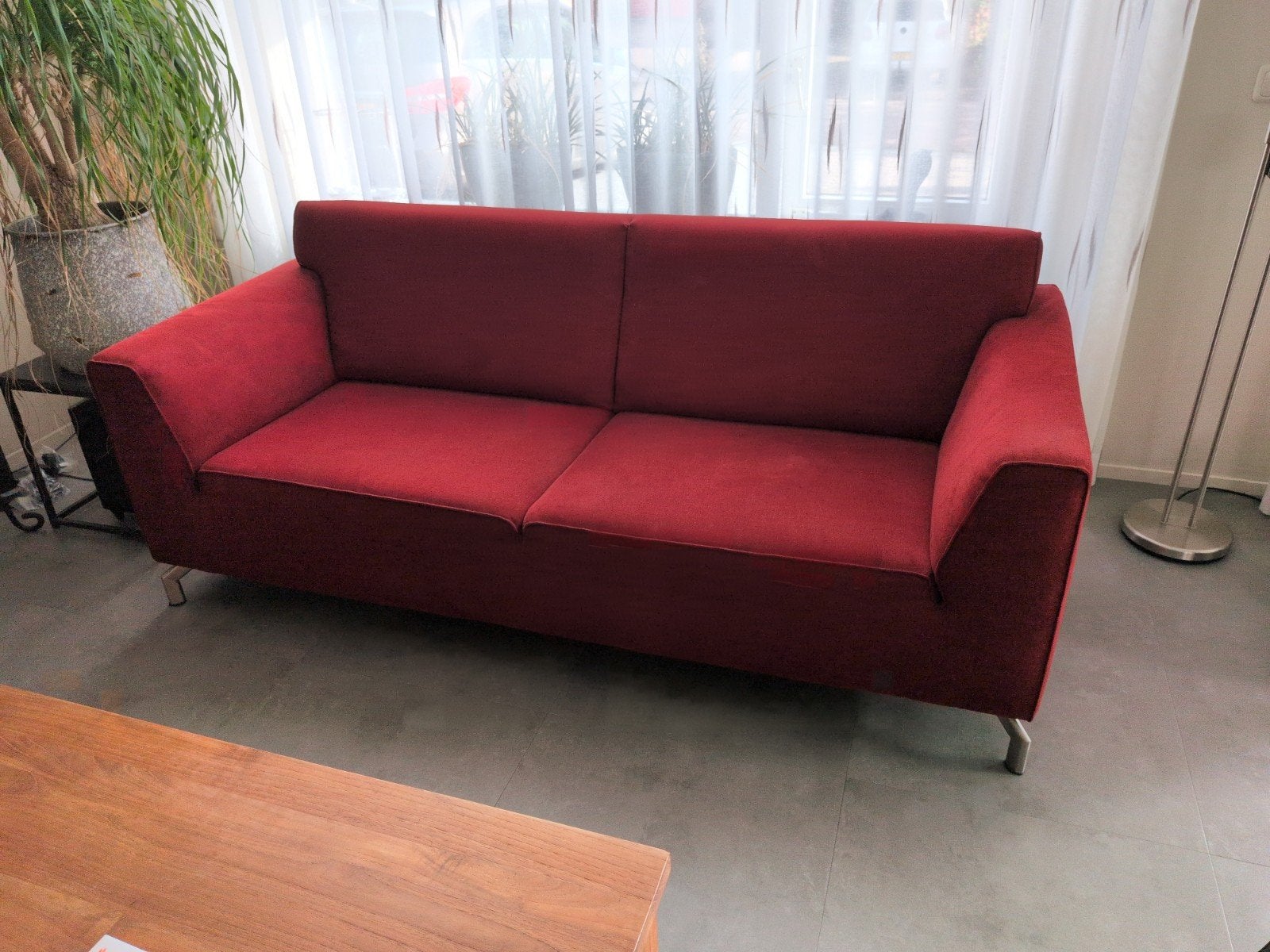 Comfortabele 2 en 2.5 zits bank, Ophalen, Tweepersoons, 75 tot 100 cm, Zo goed als nieuw