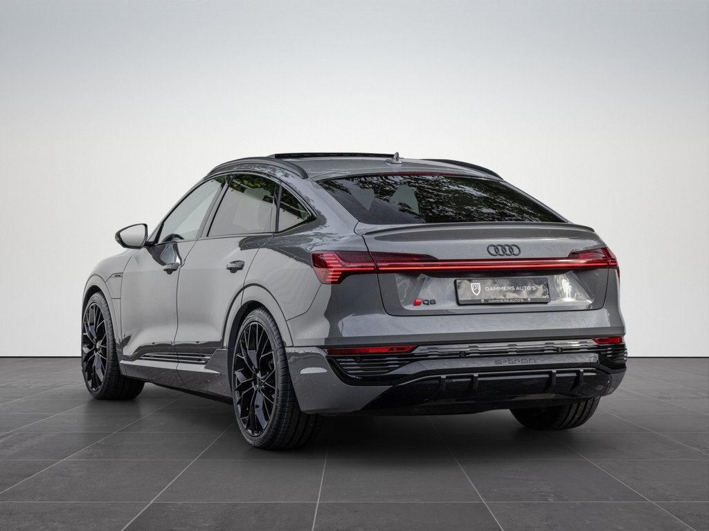 Audi Q8 Sportback e-tron 55 Quattro 115 kWh S-line Pano HuD, Auto's, Audi, Automaat, Gebruikt, Automatische klimaatregeling, Vierwielaandrijving
