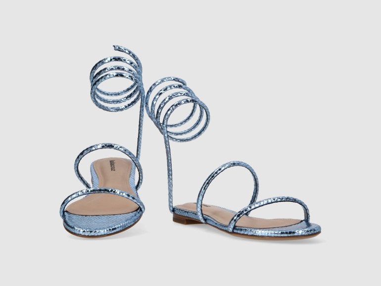 Lola Cruz Celeste Sky Blue Greta sandaaltjes 38 NIEUW, Kleding | Dames, Schoenen, Overige kleuren, Nieuw, Sandalen of Muiltjes