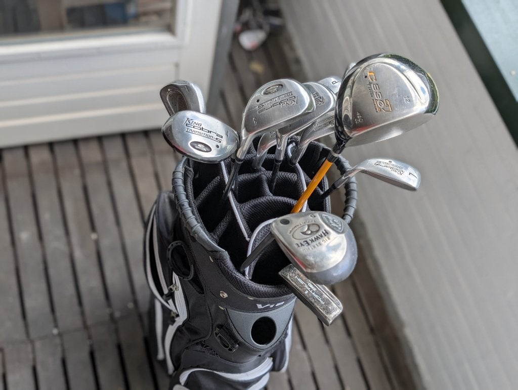King Cobra Transitions Hybrid set, Callaway Hawkeye 5 hout, Ophalen, Gebruikt, Set, Callaway