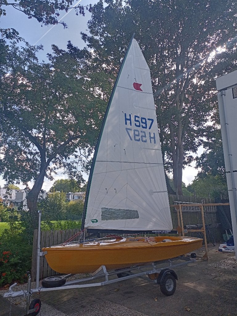 Polyester OK jol H597 Henriksens Denemarken, Ophalen, Gebruikt, 4 m, Polyester