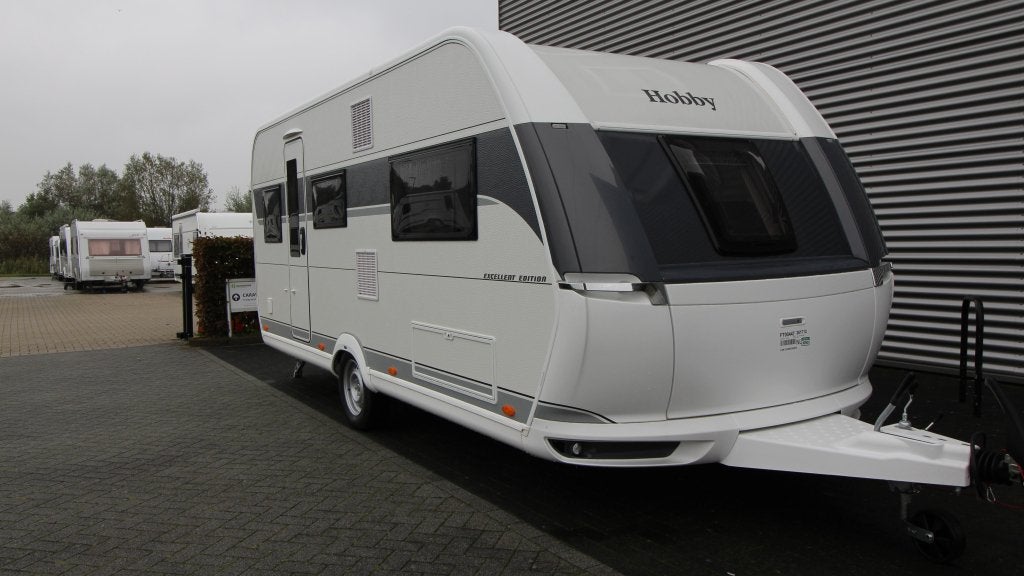 Hobby Excellent Edition 495 UL ACTIEPRIJS +Dakluifel, Caravans en Kamperen, Rondzit, Hobby, Schokbreker, Bedrijf