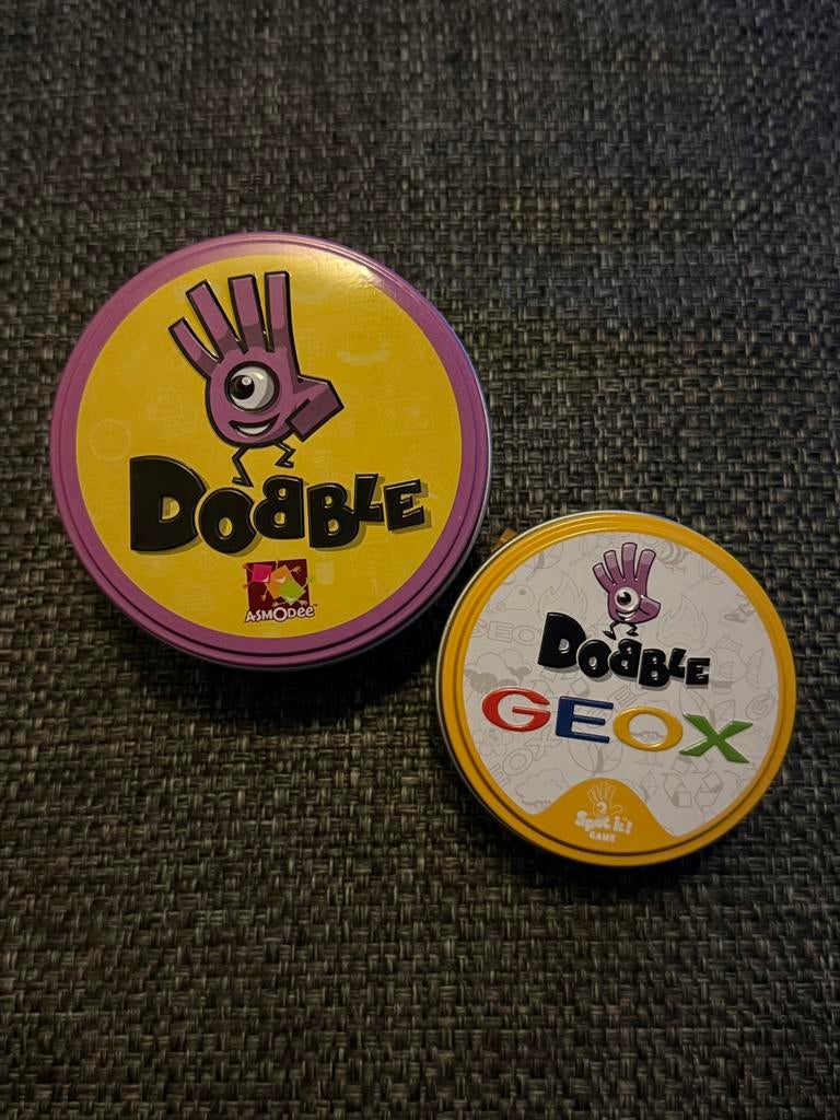 Dobble en Dobble GEOX Spot it! Game asmodee kaartspel nieuw, Een of twee spelers, Ophalen of Verzenden, Nieuw