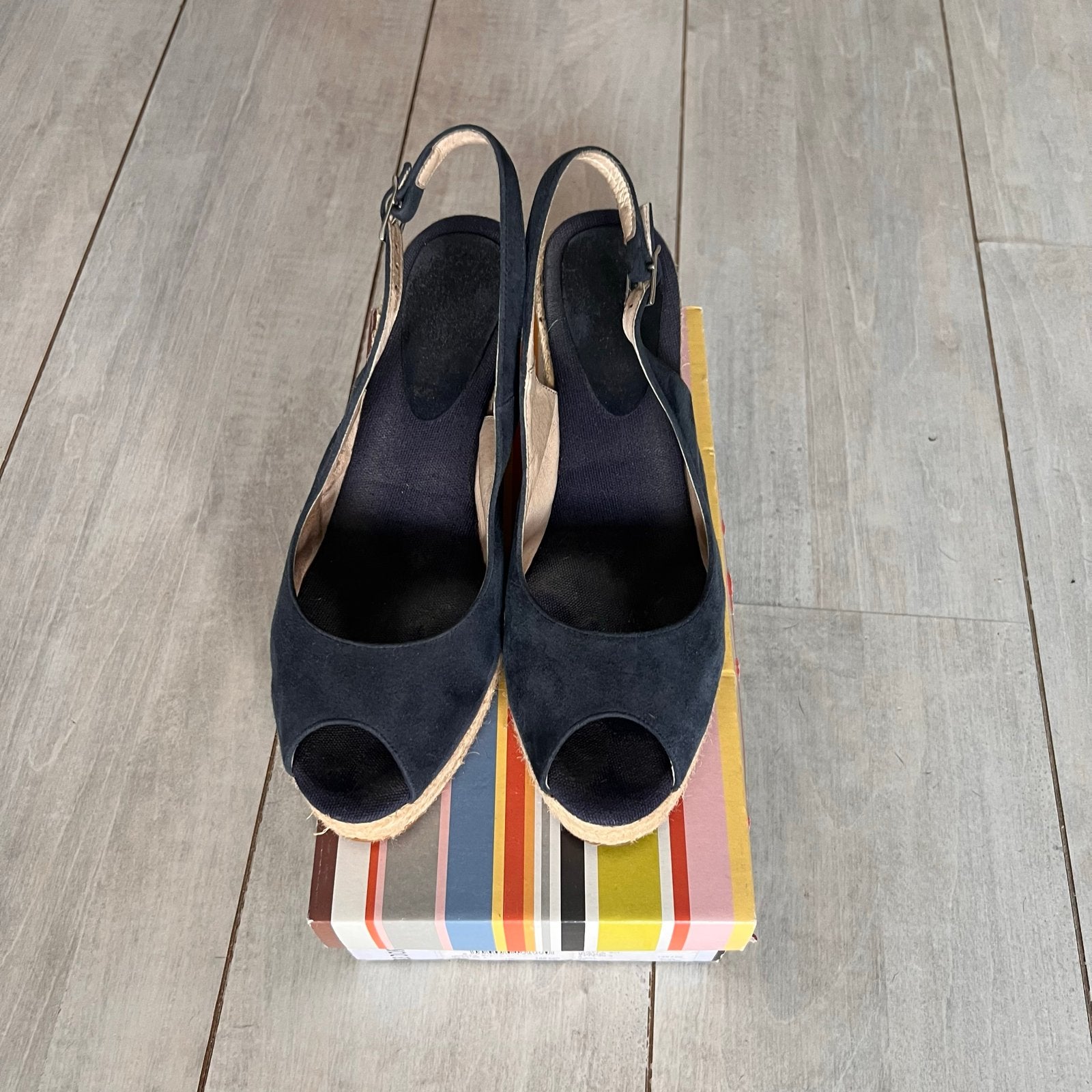 AB Donkers Espadrilles - Maat 39 - Zo goed als nieuw, Ophalen of Verzenden, Zo goed als nieuw, Blauw, Espadrilles of Moccasins