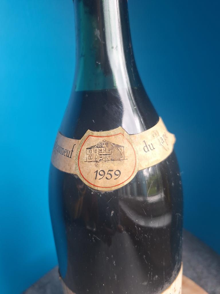 Chateauneuf du Pape 1959 - Robbers & van den Hoogen, Ophalen, Frankrijk, Rode wijn