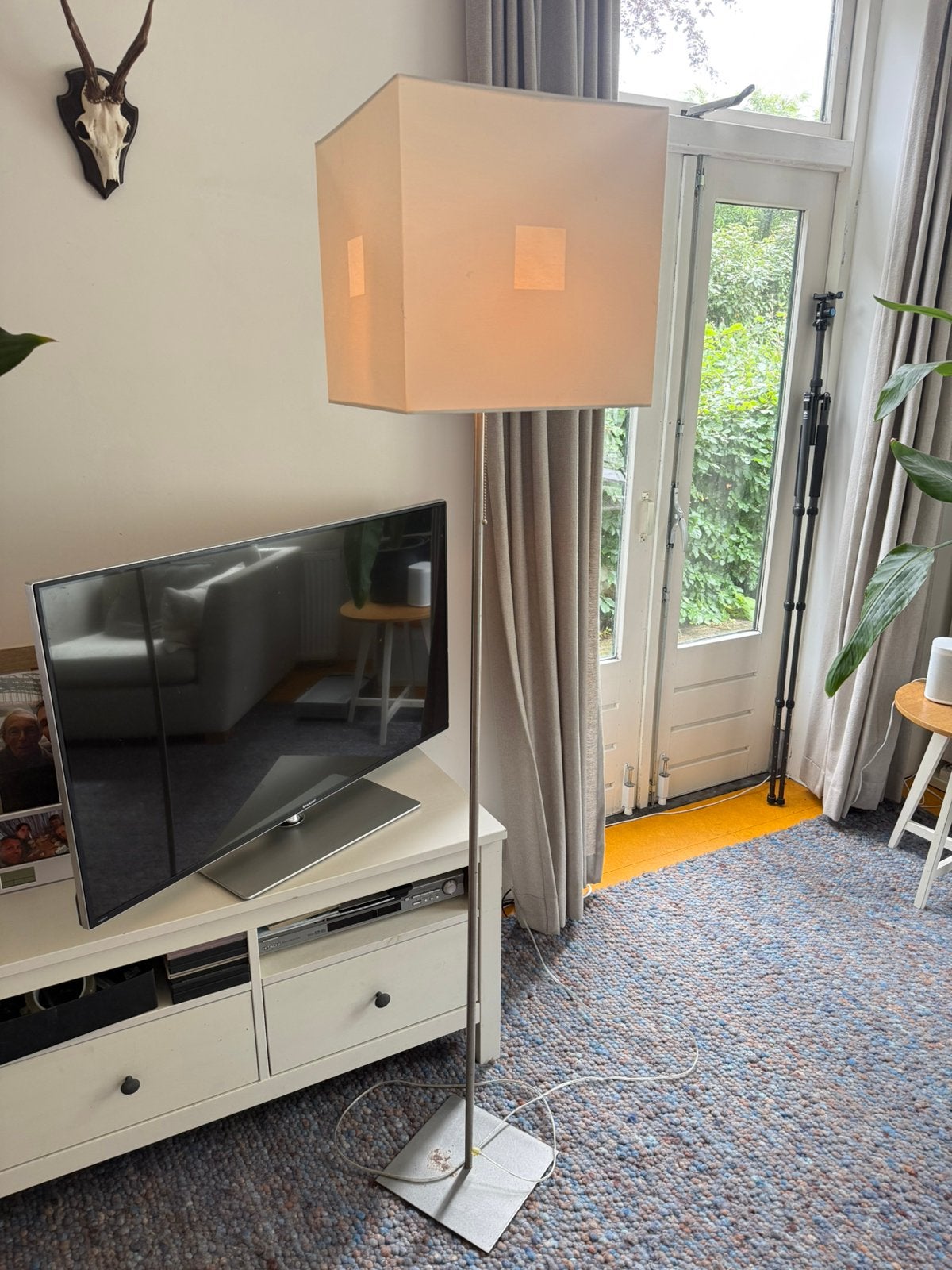 Staande lamp, Huis en Inrichting, Lampen | Vloerlampen, Ophalen, 150 tot 200 cm