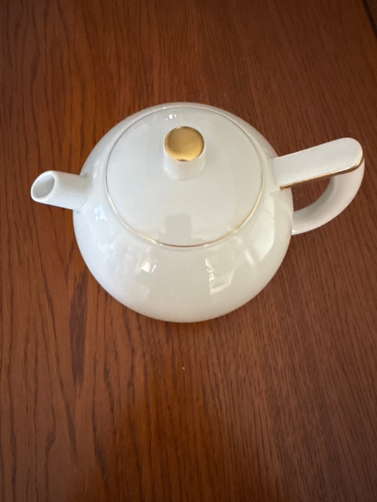 Arzberg vintage theepot met gouden rand en accenten, Ophalen