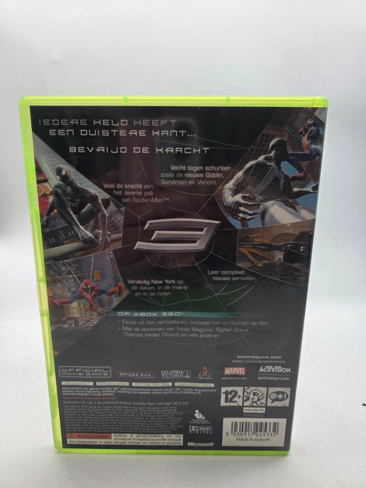 Spider-Man 3 - Xbox 360 - Actie/Avontuur, Avontuur en Actie, Activision, 1 speler, Ophalen of Verzenden