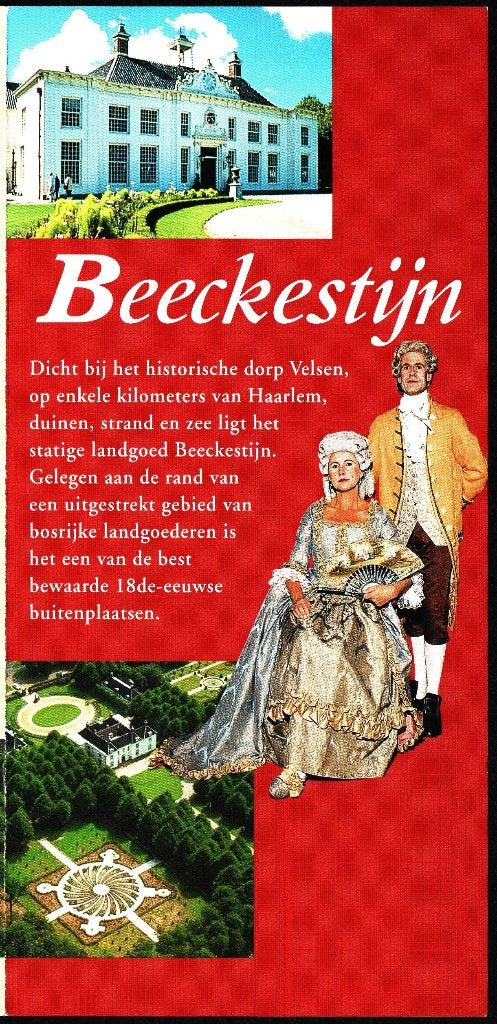vouwblad Kasteel Beeckestijn, Velsen-Zuid 2004 (VB 12), Ophalen of Verzenden, Zo goed als nieuw