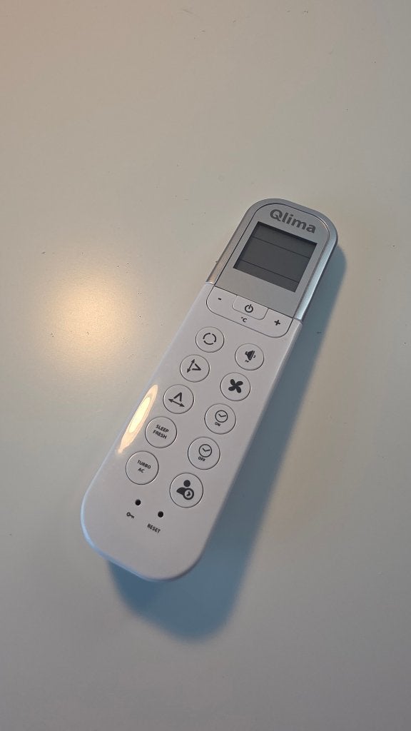 Qlima Airco afstandsbediening (o.a. SC50XX serie), Verzenden, 3 snelheden of meer, Zo goed als nieuw, 100 m³ of groter