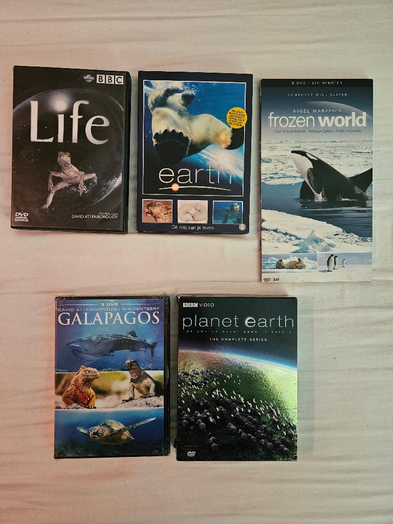 Diverse DVD's BBC Planet Earth, Frozen Planet enz., Alle leeftijden, Boxset, Natuur, Ophalen of Verzenden