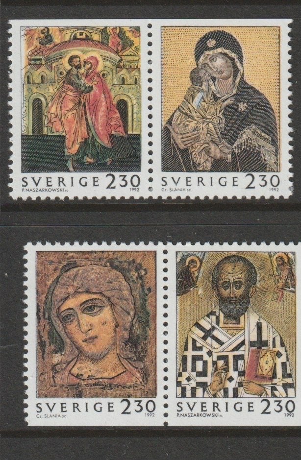 TSS Kavel 1120170 Zweden pf minr 1748-1751 kerst, Ophalen, Zweden, Postfris