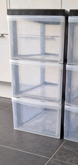 Iris kunststof ladenkast - zo goed als nieuw, Huis en Inrichting, Ophalen, Zo goed als nieuw, 3 of 4 laden, Minder dan 100 cm