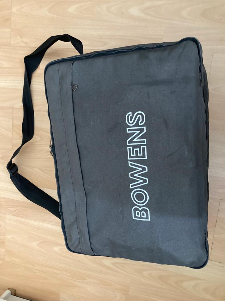 Bowens Esprit flitsers 800 (2x) incl tas Manfrotto statieven, Ophalen, Gebruikt, Overige merken, Kantelbaar