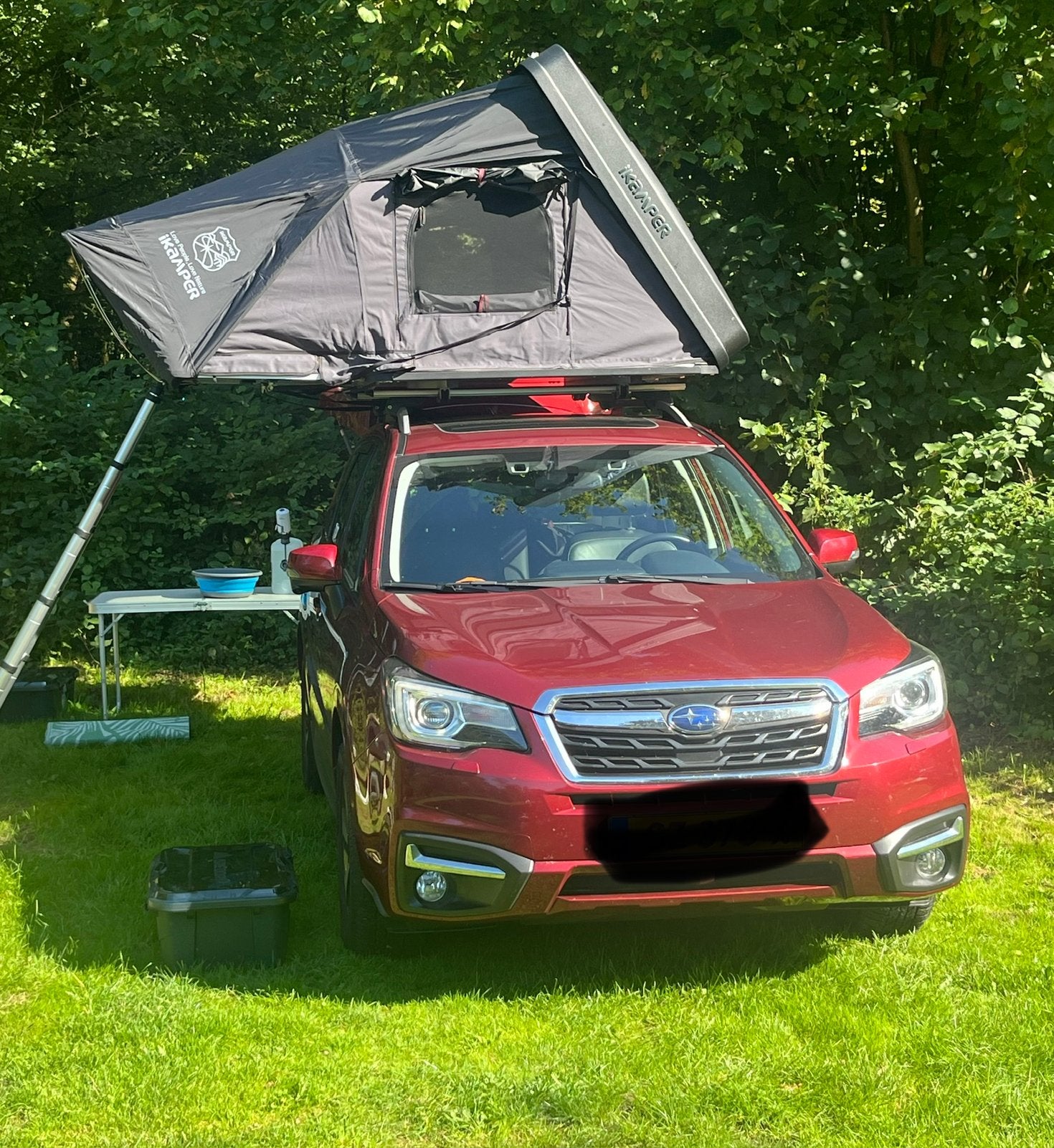 iKamper skycamp mini 3.0 - rocky black, Caravans en Kamperen, Tenten, Ophalen, Zo goed als nieuw, Tot en met 2