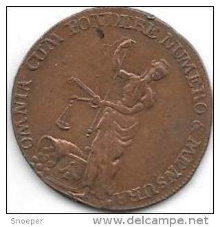 Clausthal jeton 1753-1790 consillo & Fortuna (J. W. SCHLEMM), Verzenden, Duitsland, Losse munt