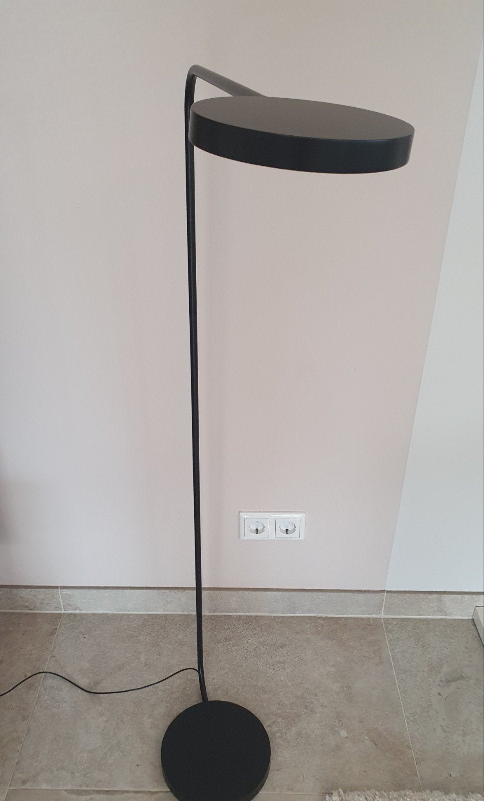 Ypperlig Ikea Vloerlamp dimbaar donkerbruin, Ophalen, Metaal, Modern, 100 tot 150 cm