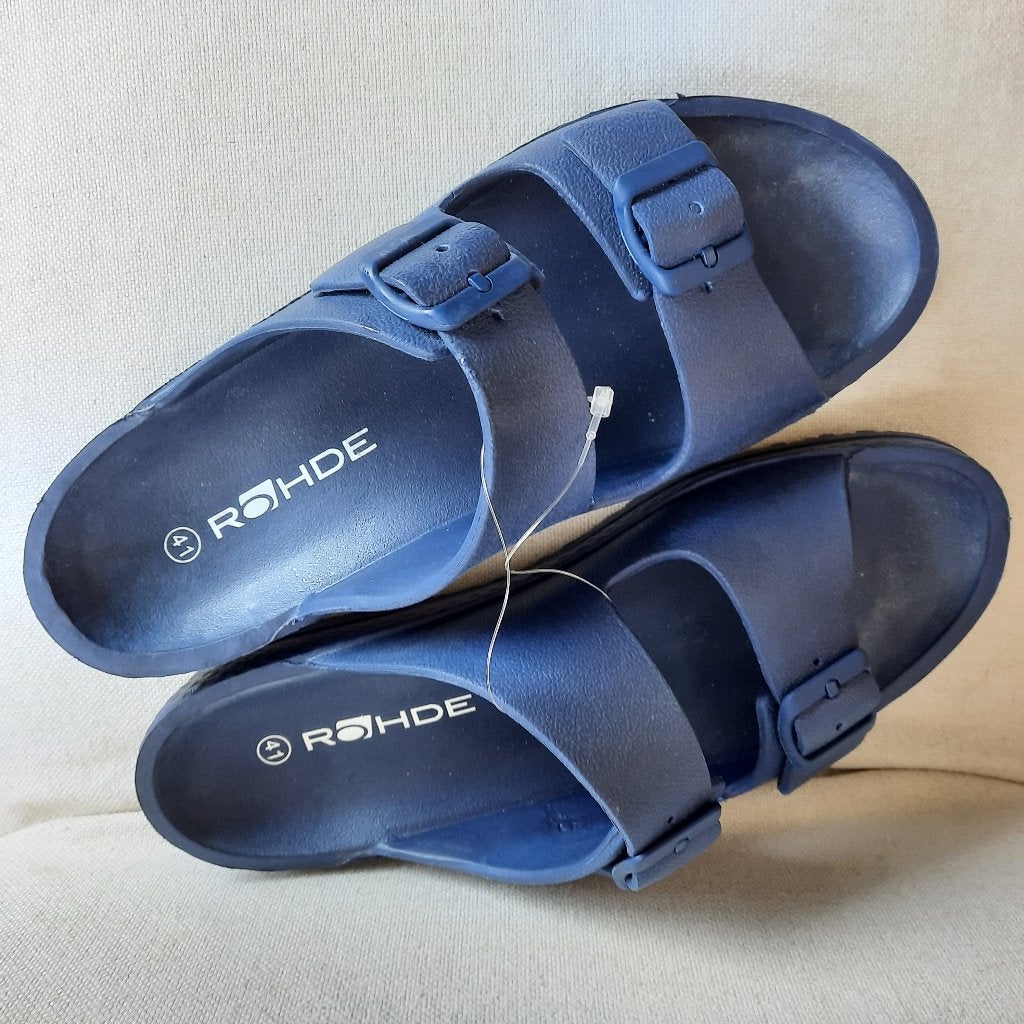 Rohde sandalen slippers blauw maat 41 - nieuw -, Kleding | Dames, Schoenen, Blauw, Rohde, Nieuw, Sandalen of Muiltjes