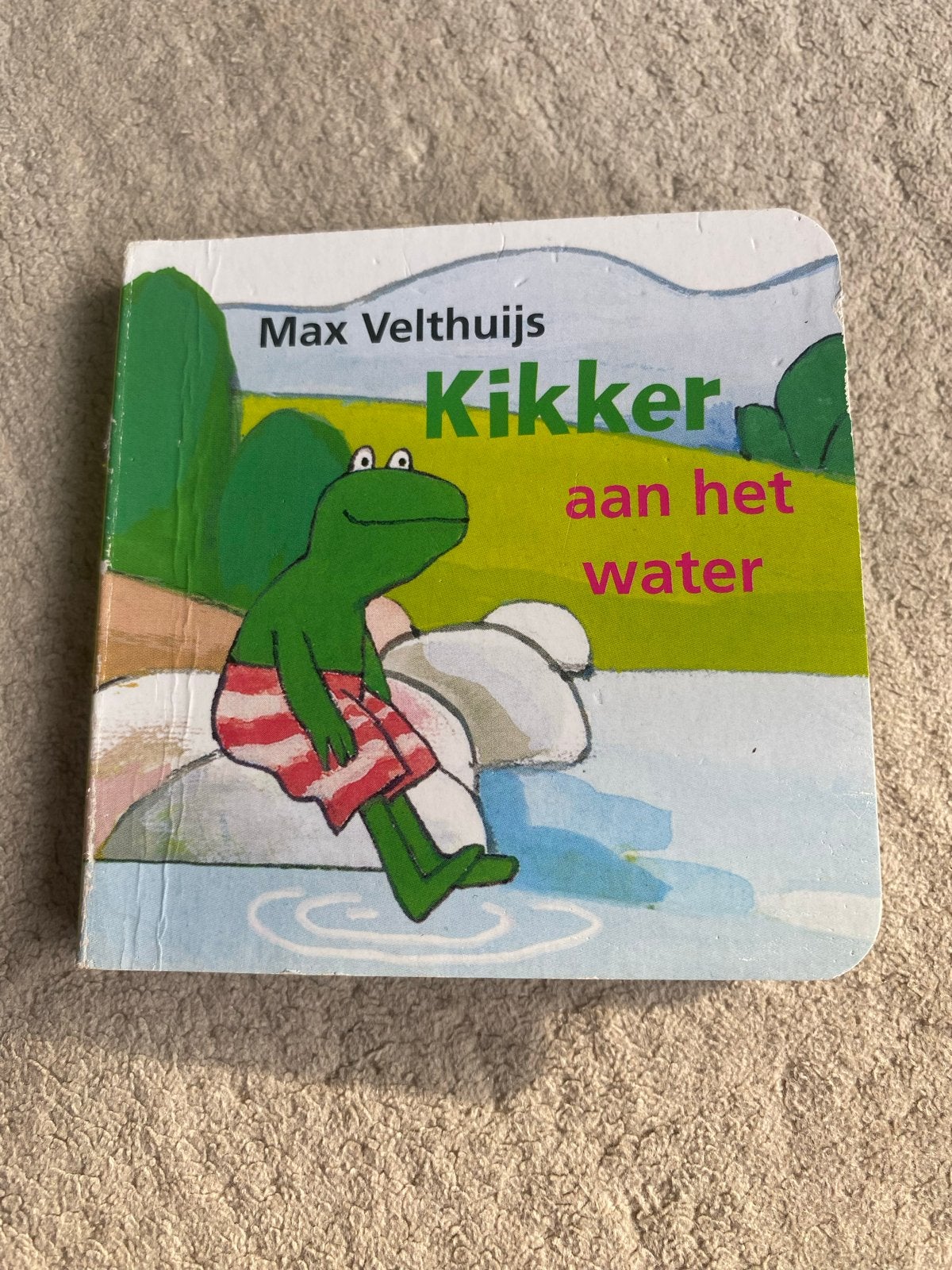 Kikker aan het water - Max Velthuijs (Boekje), Boeken, Ophalen of Verzenden, Gelezen, 0 tot 6 maanden