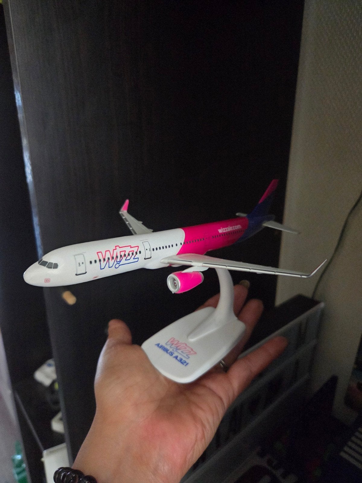 Wizz Air Airbus A321 Miniatuur Vliegtuig, Ophalen of Verzenden, Zo goed als nieuw