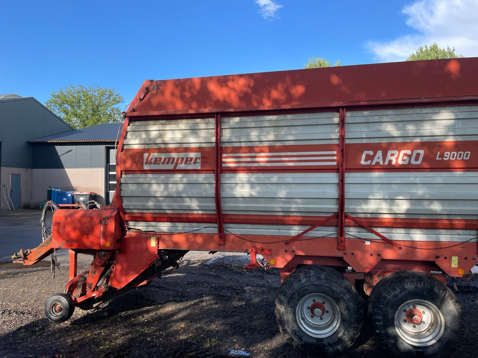 Kemper Cargo L9000 opraapwagen, Ophalen, Weidebouw