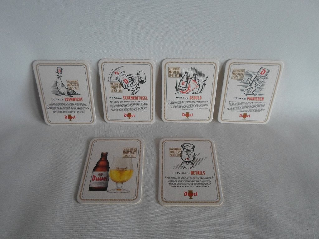 Duvel Viltjes, Verzamelen, Biermerken, Ophalen of Verzenden, Zo goed als nieuw, Viltje(s), Duvel