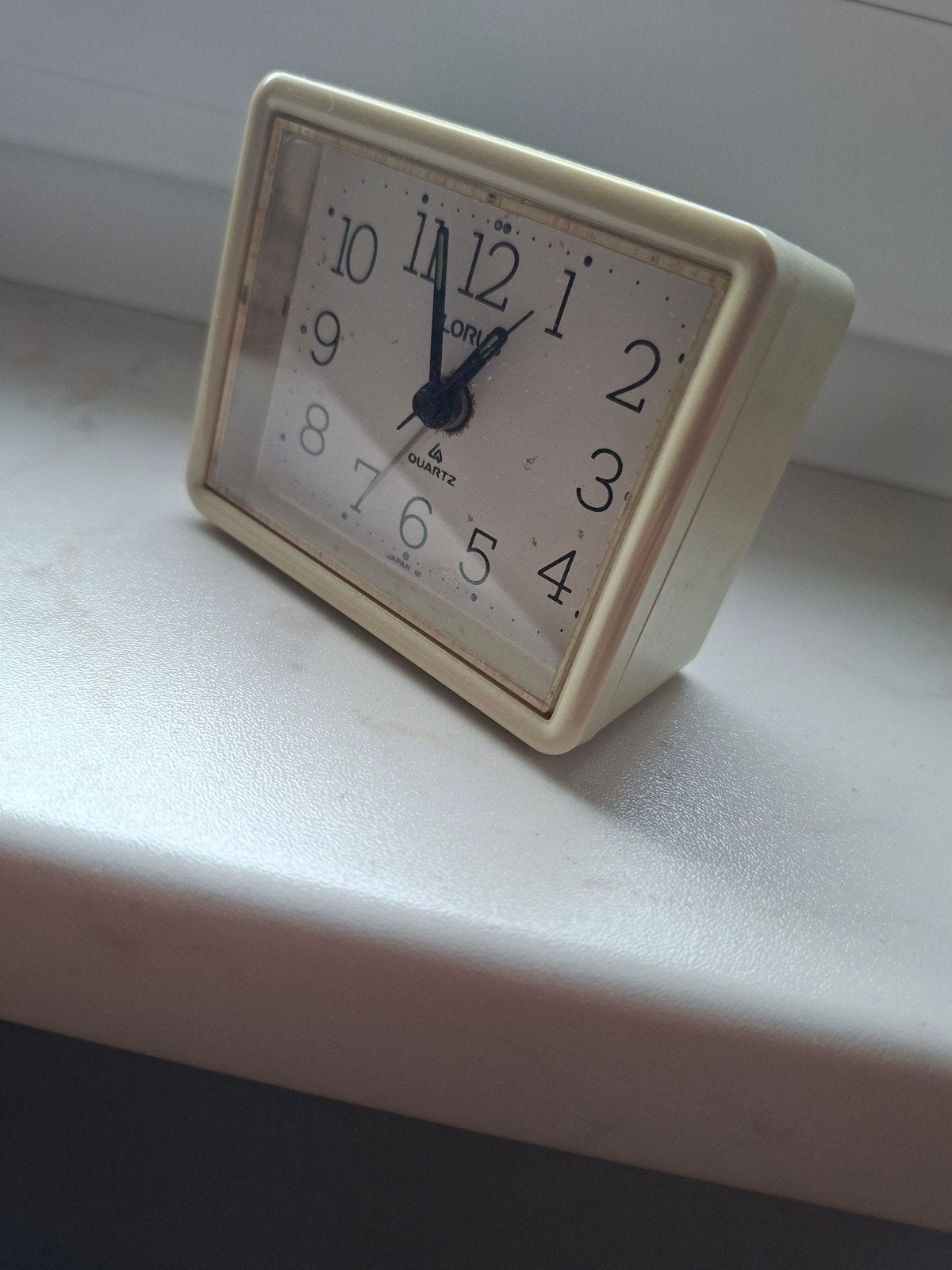 Vintage Lorus (Seiko) Quartz Wekker – Jaren 80 Retro – Werkt, Witgoed en Apparatuur, Ophalen of Verzenden, Gebruikt