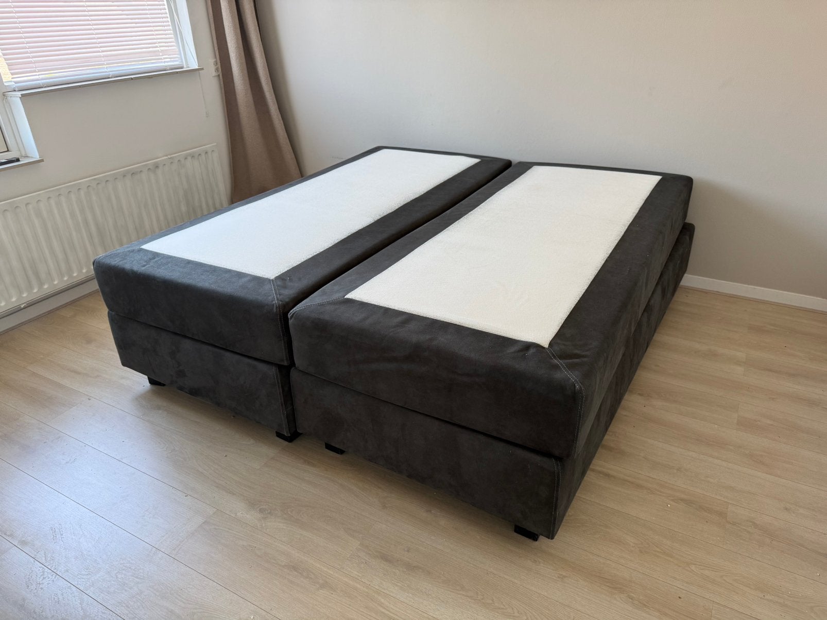 Boxspring 180x200x60cm, Ophalen, Gebruikt, Tweepersoons