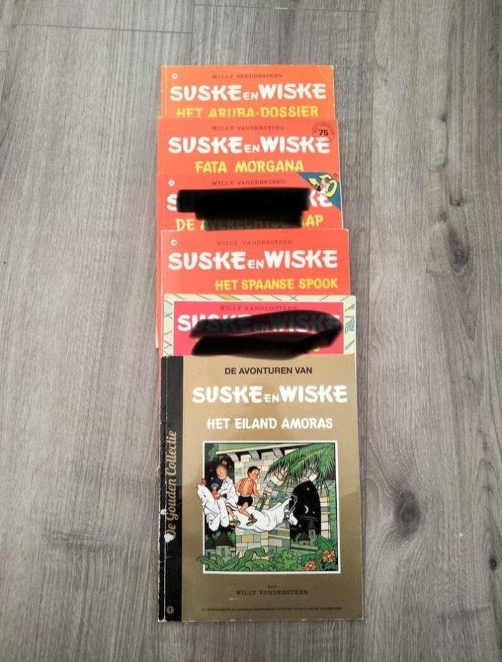 Suske en Wiske stripboeken - 4 stuks, Meerdere stripboeken, Ophalen of Verzenden, Gelezen, Willy Vandersteen