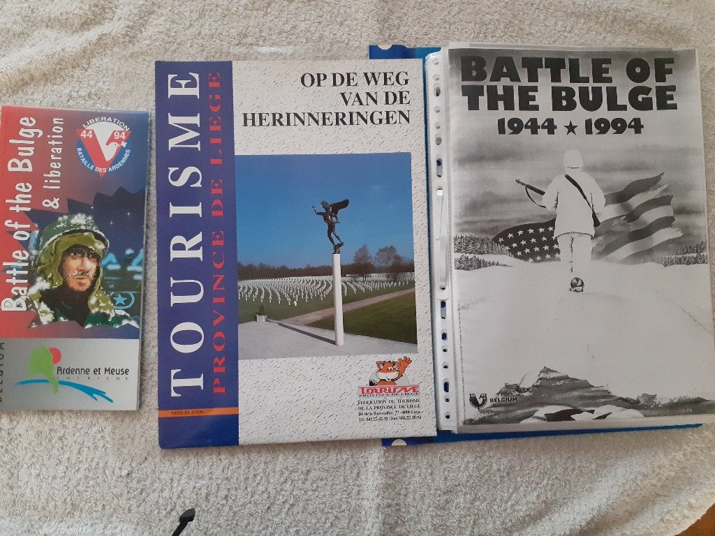 Rijroutes Battle Of The Bulge., Verzamelen, Ophalen of Verzenden, Landmacht, Overige gebieden, Boek of Tijdschrift