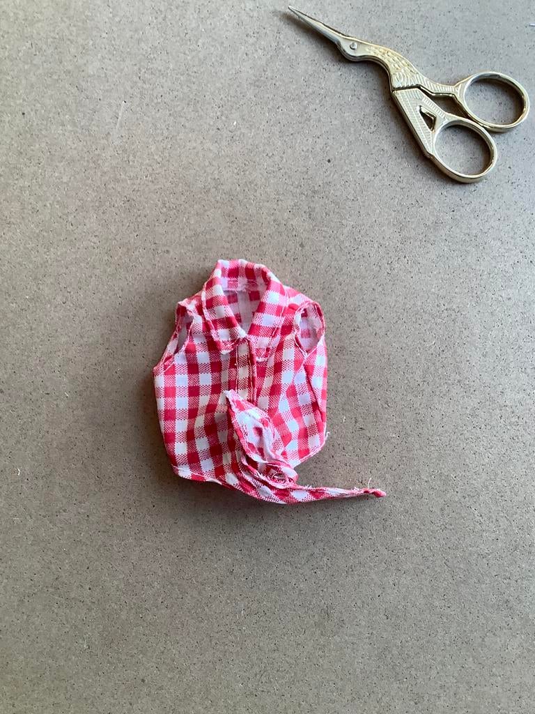 Vintage blouse voor Barbie, Ophalen of Verzenden, Gebruikt, Kleertjes