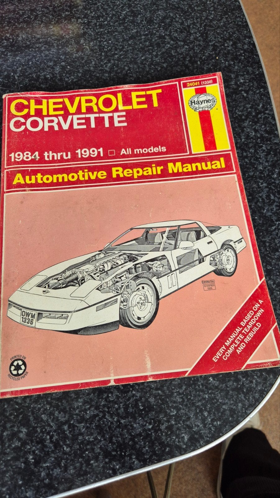 Haynes Reparatiehandleiding Chevrolet Corvette (1984-1991), Ophalen