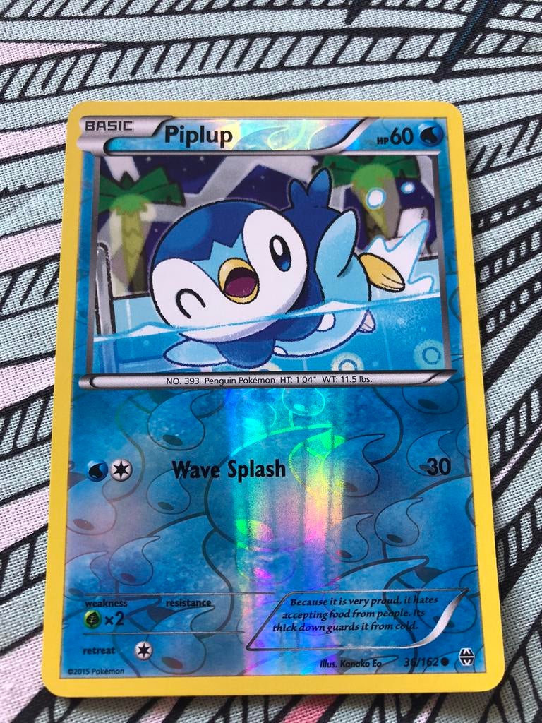 Reverse piplup, Hobby en Vrije tijd, Verzamelkaartspellen | Pokémon, Ophalen of Verzenden, Zo goed als nieuw